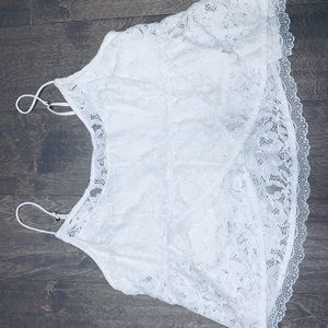 Hollister White Tank Size: Small